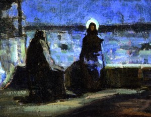 Henry Ossawa Tanner "Study for Nicodemus Visiting Jesus"