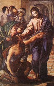 Christ Healing the Blind Man by El Greco (1560)